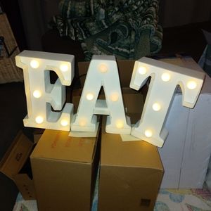 E A T LIGHTED MARQUEE SIGN For The Kitchen